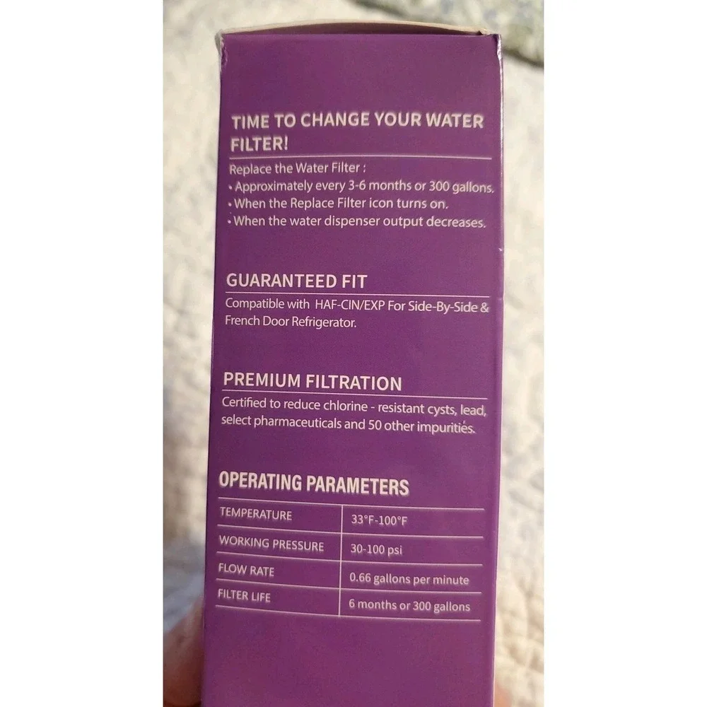 PhillyMex‎ 022bpkd007 Replaces Filter HAF-CIN/EXP Refrigerator Water Filter